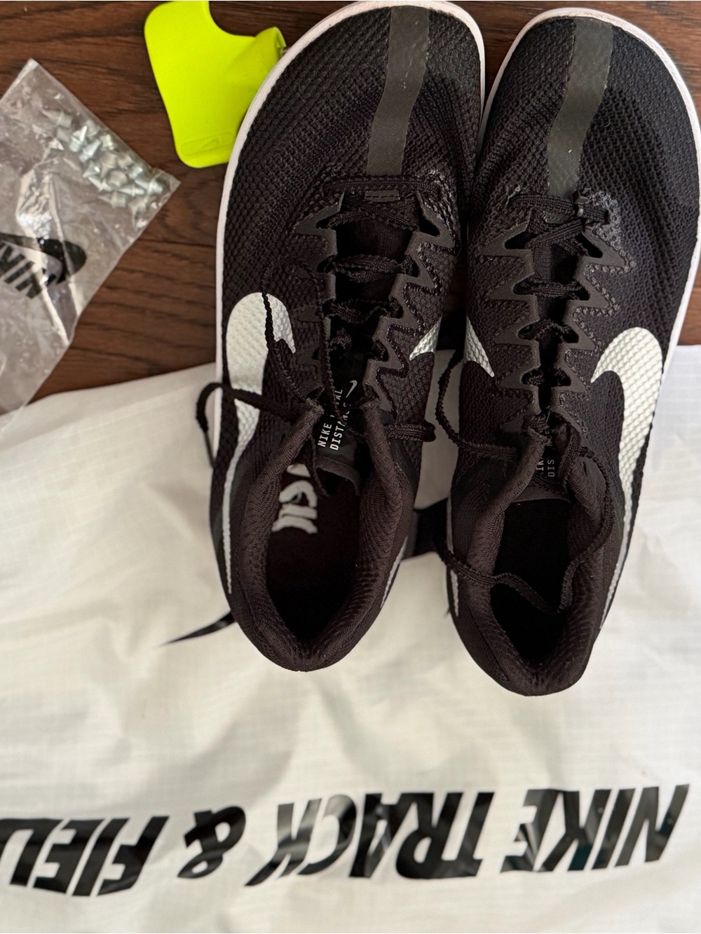 Nike Black & White track and field Shoes